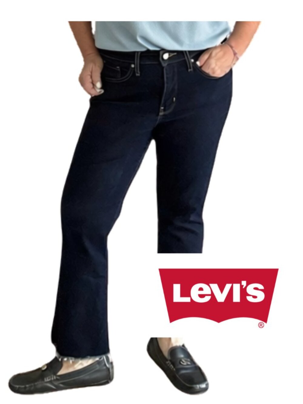 Levi's 315 Shaping Bootcut Dark Wash Sz 30